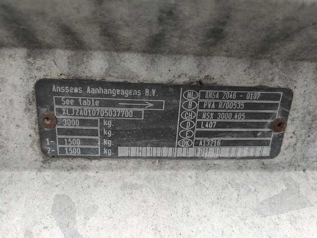 Anssems - 2006 - auto ambulance - d30 msx - aanhangwagen - afbeelding 8 van  8