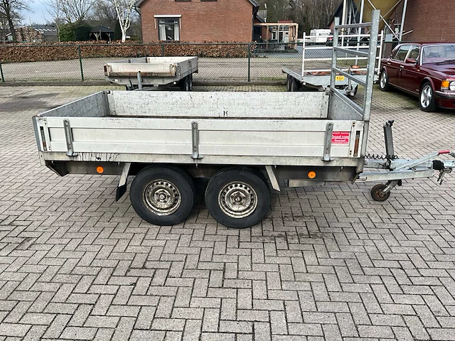 Anssems a-s2000vv-2715 dubbelasser aanhangwagen - afbeelding 2 van  9