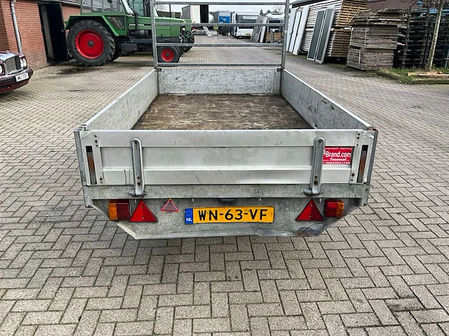 Anssems a-s2000vv-2715 dubbelasser aanhangwagen - afbeelding 4 van  9