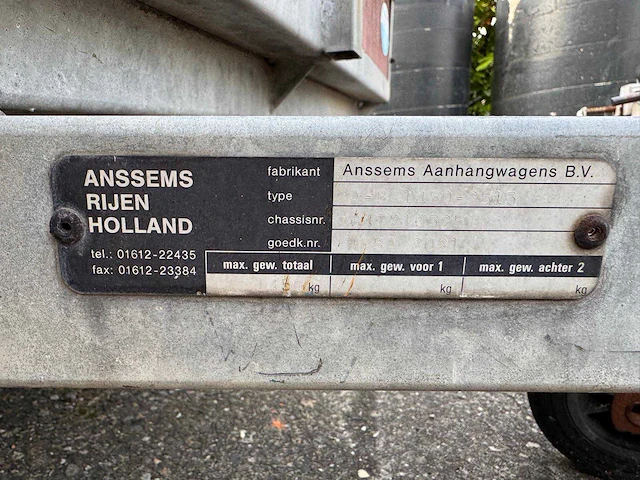 Anssems aanhangwagen - afbeelding 5 van  9