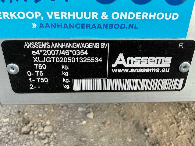 Anssems aanhangwagen - afbeelding 8 van  16