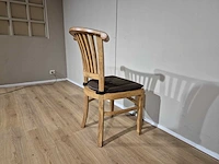 Anteak - houten - eetkamerstoelen(4x) - afbeelding 12 van  14