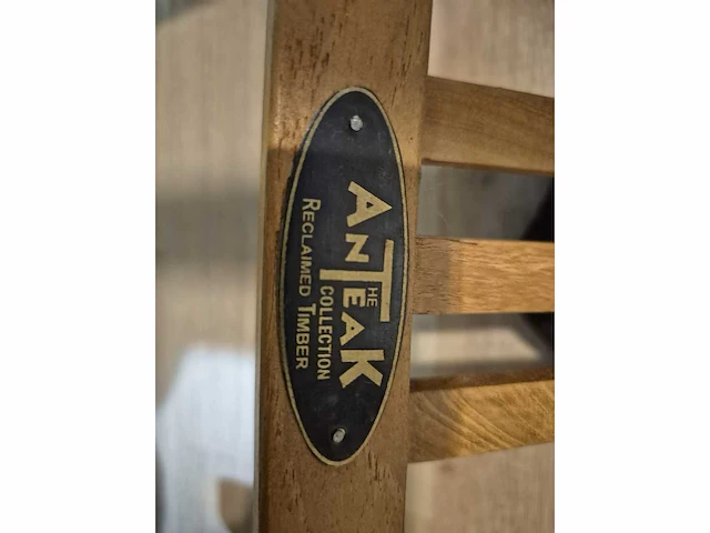 Anteak - houten - eetkamerstoelen(4x) - afbeelding 14 van  14