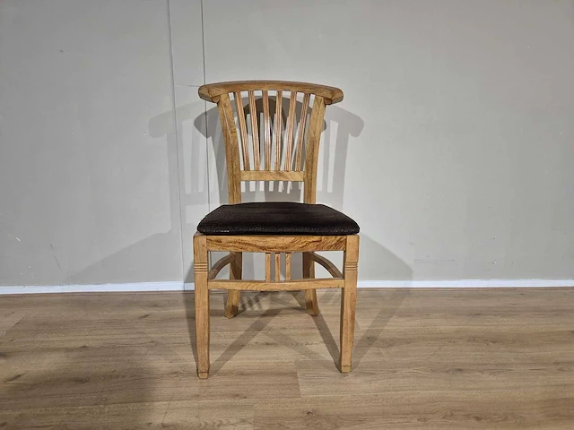 Anteak - houten - eetkamerstoelen(4x) - afbeelding 6 van  14