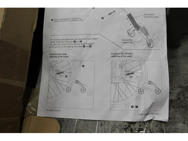 Anti-kantelunit alber voor rolstoel. - afbeelding 2 van  2