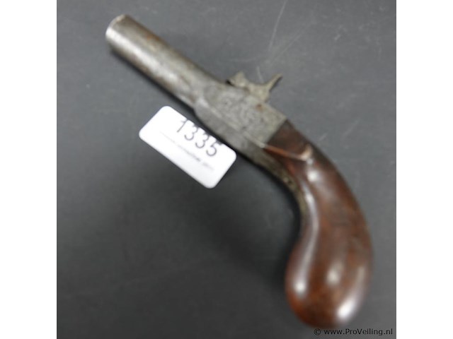 Antiek (19de eeuws) pistool - afbeelding 1 van  5