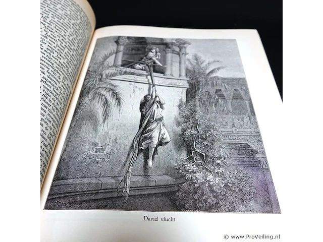 Antiek boek bijbelse geschiedenis voor het katholieke gezin - afbeelding 4 van  5