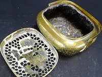 Antiek brons/koperen handwarmer - afbeelding 4 van  5