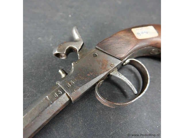 Antiek (ca. 1800) pistool - afbeelding 3 van  5