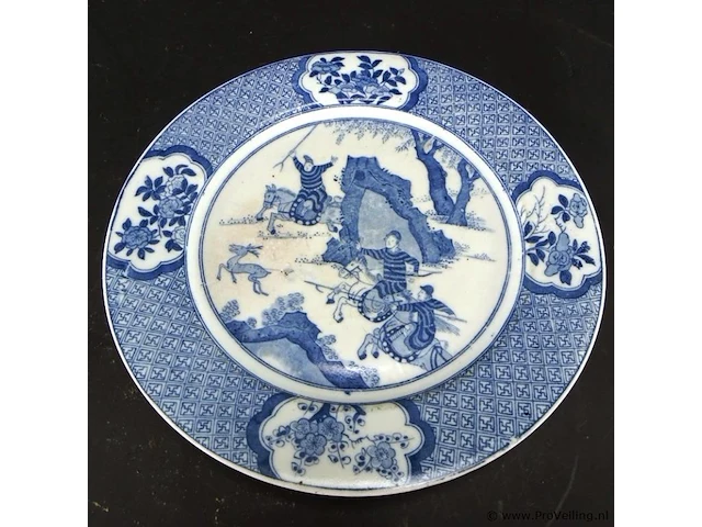 Antiek chinees porseleinen bord - afbeelding 3 van  5