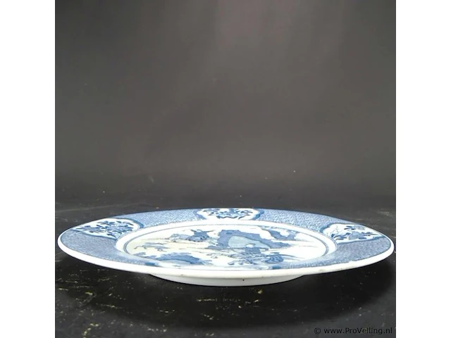Antiek chinees porseleinen bord - afbeelding 4 van  5