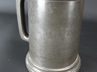 Antiek engels tinnen kroes - afbeelding 4 van  5