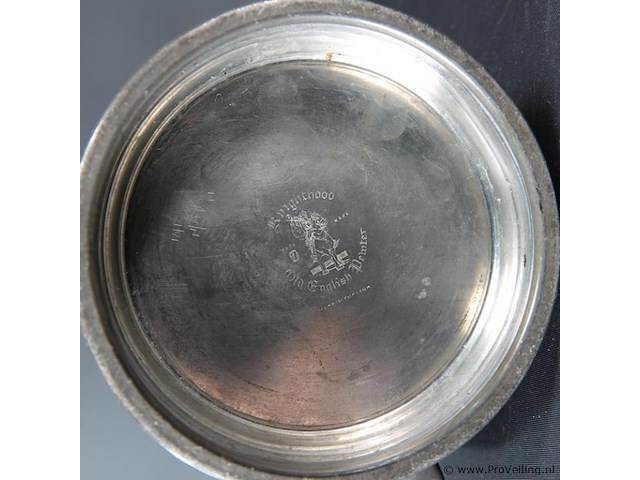 Antiek engels tinnen kroes - afbeelding 5 van  5