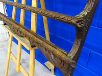 Antiek gesneden houten bordenrek - afbeelding 4 van  5