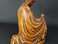 Antiek gipsen beeld geboorte van christus - afbeelding 4 van  5