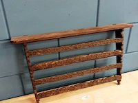 Antiek houten schotelrek - afbeelding 4 van  5