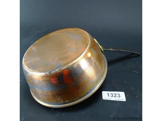 Antiek koperen steelplan - afbeelding 1 van  5