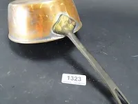 Antiek koperen steelplan - afbeelding 2 van  5
