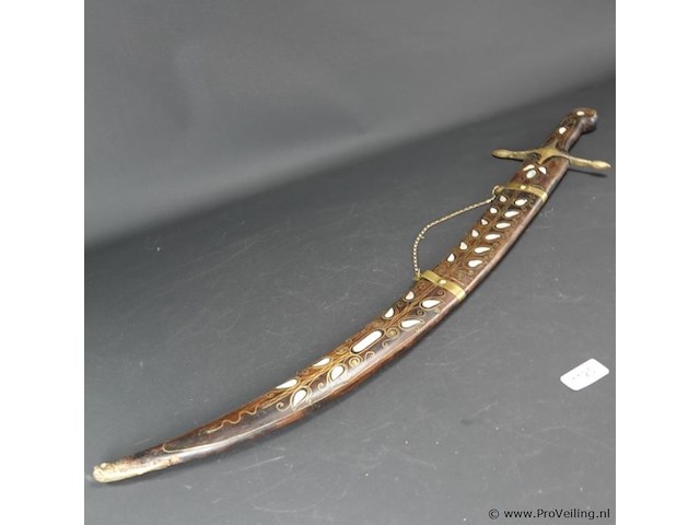 Antiek kromzwaard met schede - afbeelding 5 van  5