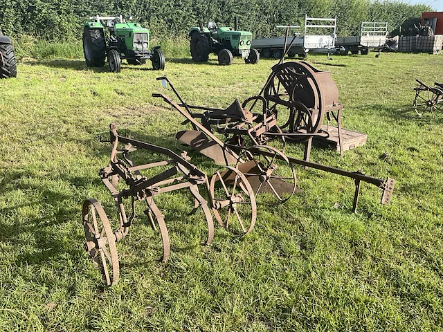 Antiek landbouw werktuig (6x) - afbeelding 4 van  8