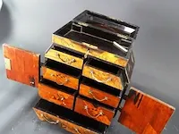 Antiek?. laqué chinees sieradenkastje - afbeelding 4 van  5