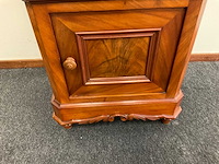 Antiek nachtkastje met marmaren blad - afbeelding 3 van  3