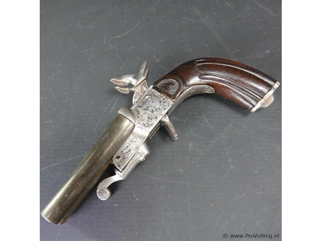 Antiek pistool (eind 19de eeuw) - afbeelding 4 van  5