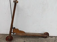 Antiek poppenwagen met step - afbeelding 6 van  9