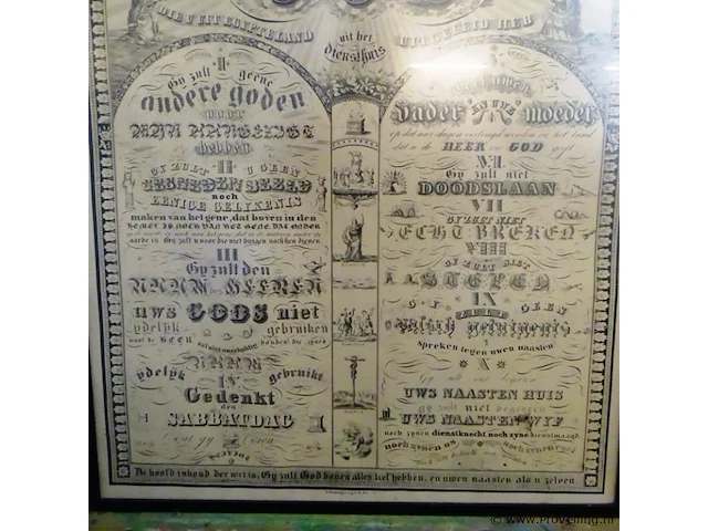 Antiek religieus pamflet - afbeelding 4 van  5