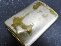 Antiek verzilverd tondeldoosje - afbeelding 2 van  3