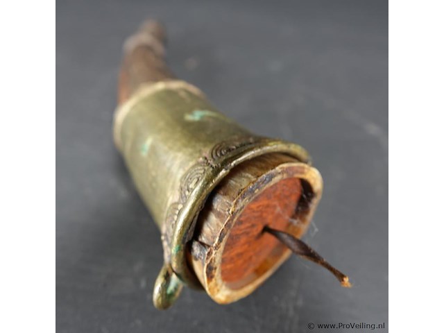 Antieke (18de of 19de eeuw) kruidhoorn - afbeelding 2 van  5