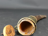 Antieke (18de of 19de eeuw) kruidhoorn - afbeelding 4 van  5