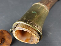 Antieke (18de of 19de eeuw) kruidhoorn - afbeelding 5 van  5