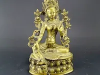 Antieke 19de eeuwse bronzen shiva