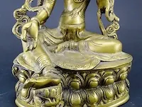 Antieke 19de eeuwse bronzen shiva - afbeelding 4 van  5