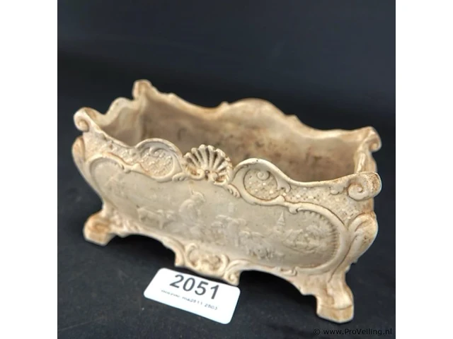 Antieke aardewerk cache-pot - afbeelding 1 van  5