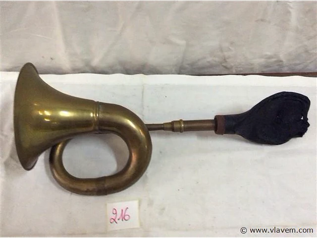 Antieke autotoeter ( peer verstorven ) - afbeelding 1 van  2