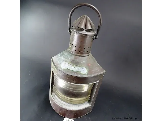 Antieke bakboordlamp - afbeelding 2 van  5