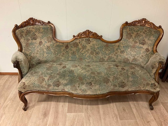Antieke bank - afbeelding 1 van  3