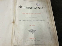 Antieke boeken (7x) - "moderne kunst in meister-holzschnitten" - afbeelding 4 van  12