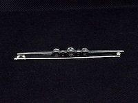 Antieke broche met natuurlijke oud geslepen diamanten - afbeelding 5 van  8