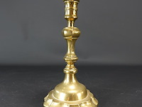 Antieke bronzen kandelaar - afbeelding 1 van  5