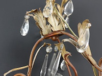 Antieke chandelier met kristallen tranen - afbeelding 4 van  5
