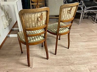 Antieke eetkamerstoelen 2x - afbeelding 3 van  4