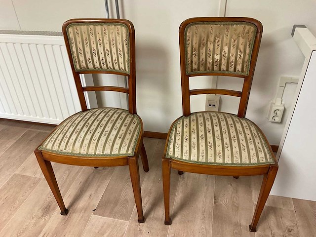 Antieke eetkamerstoelen 2x - afbeelding 4 van  4