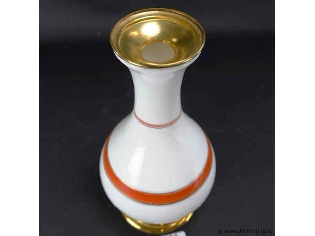 Antieke (eind 19de eeuw) opaline lampvoet - afbeelding 3 van  5