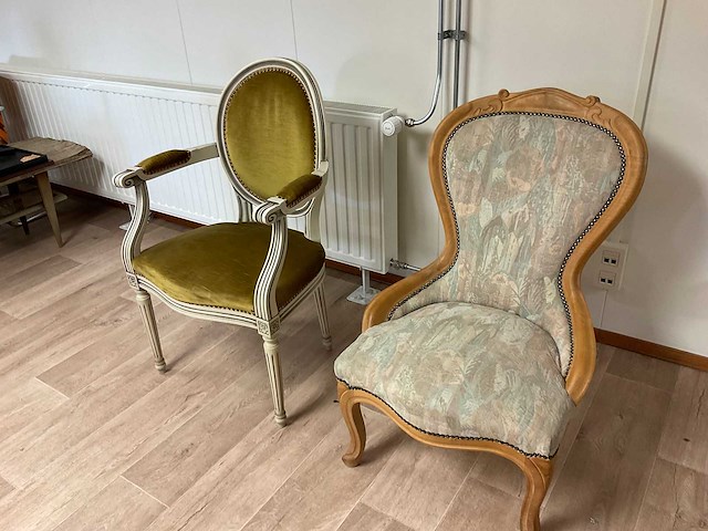 Antieke fauteuils 2x - afbeelding 1 van  3