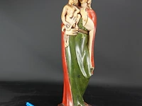 Antieke gipsen madonna - afbeelding 1 van  5