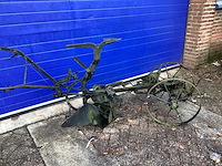 Antieke handploeger ploeg rolbaar - afbeelding 3 van  4