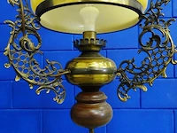 Antieke hanglamp met opaline kap - afbeelding 5 van  5